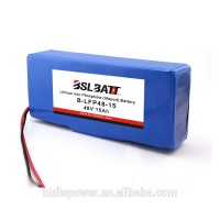 3000 deep cycle Times 24V 36V e-bike lithium lifepo4 ebike battery pack 48v 20ah